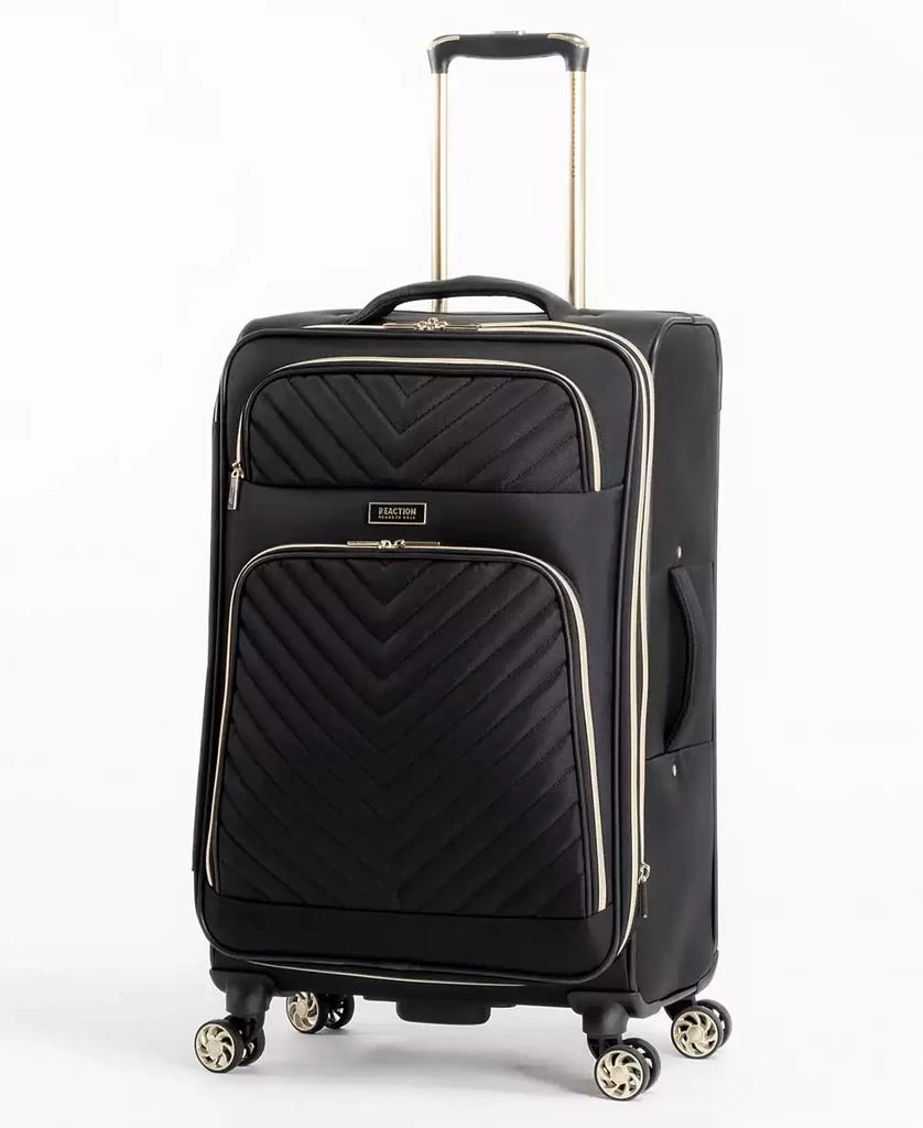 Kenneth Cole Women's Chelsea 3-Piece Chevron Softside Expandable Suitcase Set 2