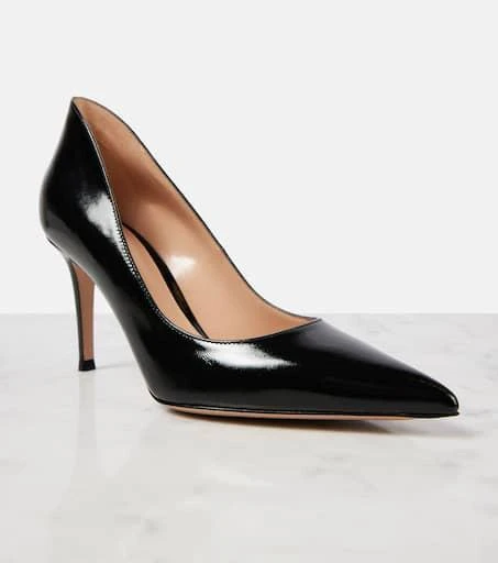 Gianvito Rossi Ellipsis 85 patent leather pumps 5