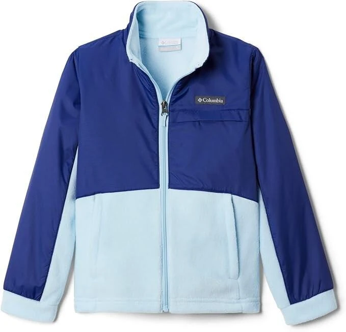 Girls Benton Springs III Jacket Blue Long Sleeve Full Zip UPS700 – On ...