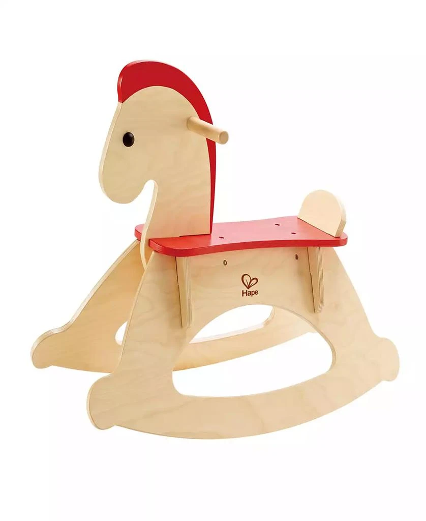 Hape Rock Ride- Beige Wooden Rocking Horse 1