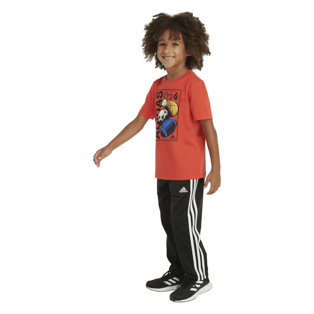 adidas Kids SS Global Sport Tee(Toddler/Little Kid) 3