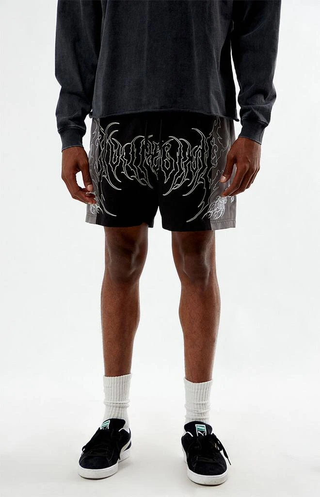 Civil Black Duality Suede Shorts 2