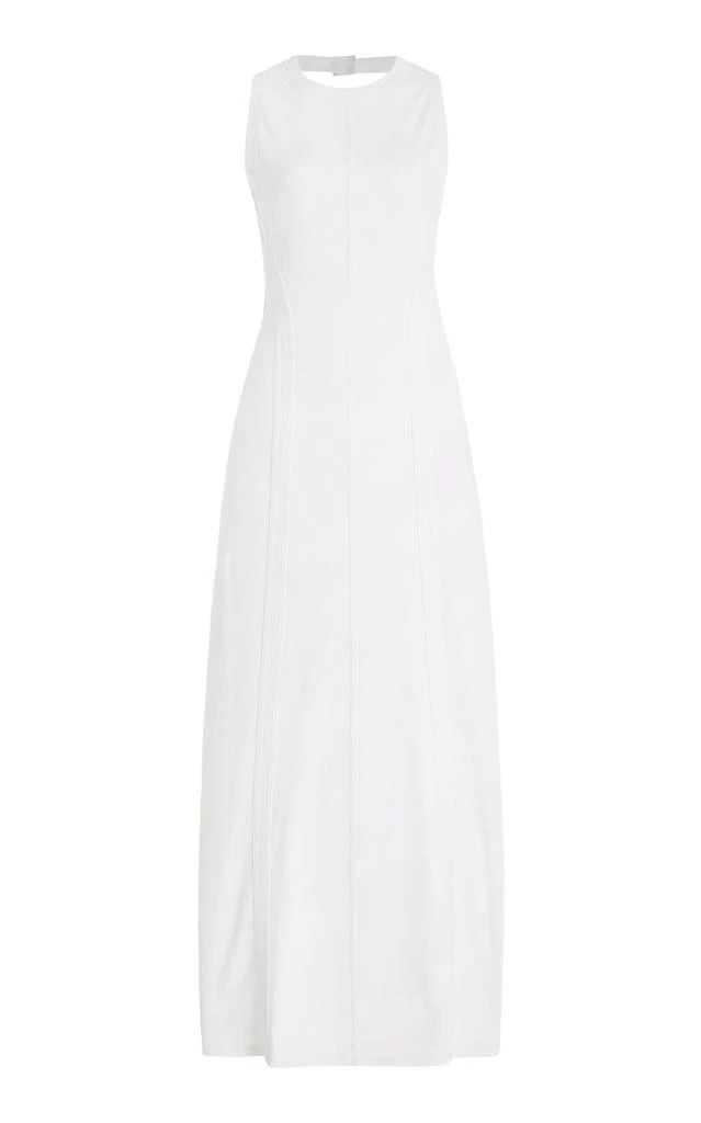 Third Form Third Form - Momentum Open Back Cotton Maxi Dress - White - US 6 - Moda Operandi 1