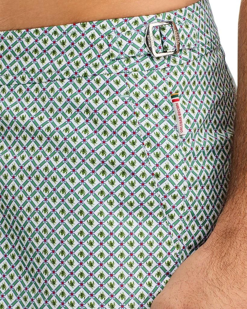 ORLEBAR BROWN Setter Scara Geo Bug Print Regular Fit 4.5" Swim Trunks 4