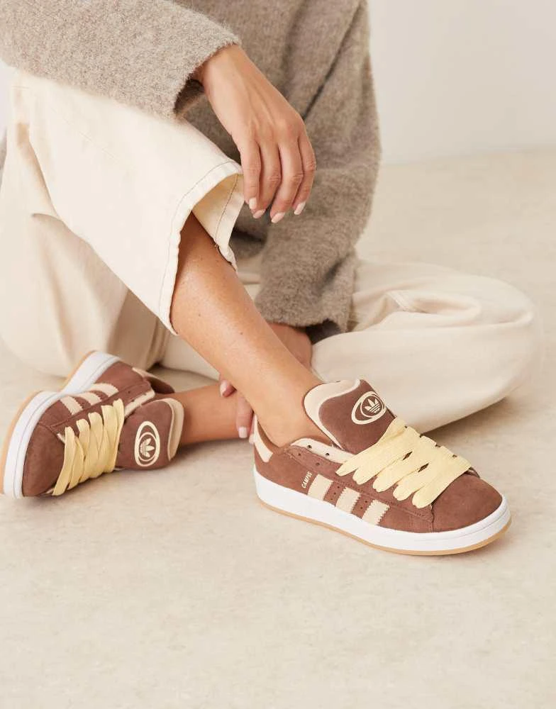 adidas gazelle silver green womens Campus 00S Brown main image 0