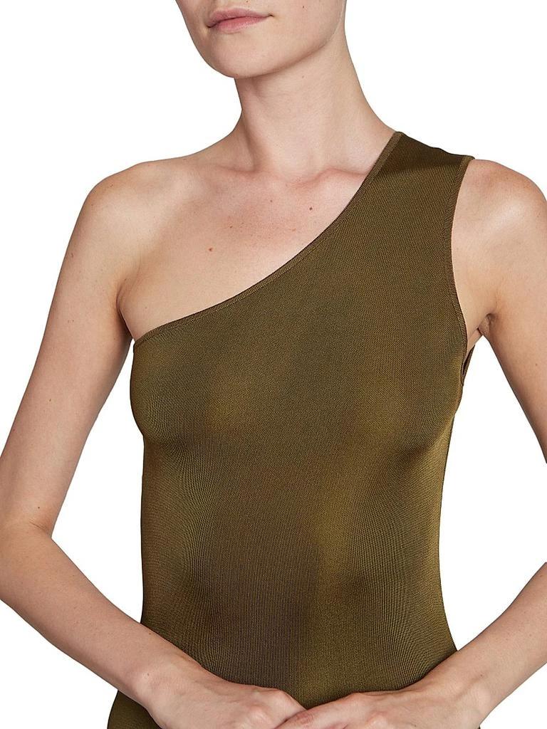 Yves Saint Laurent One-Shoulder Dress in Silk 7