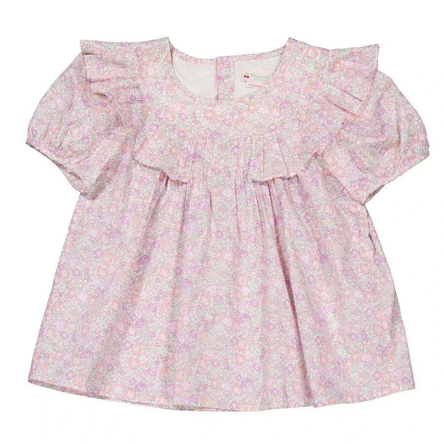 Bonpoint Girls Fosca Top With Floral Motif 1