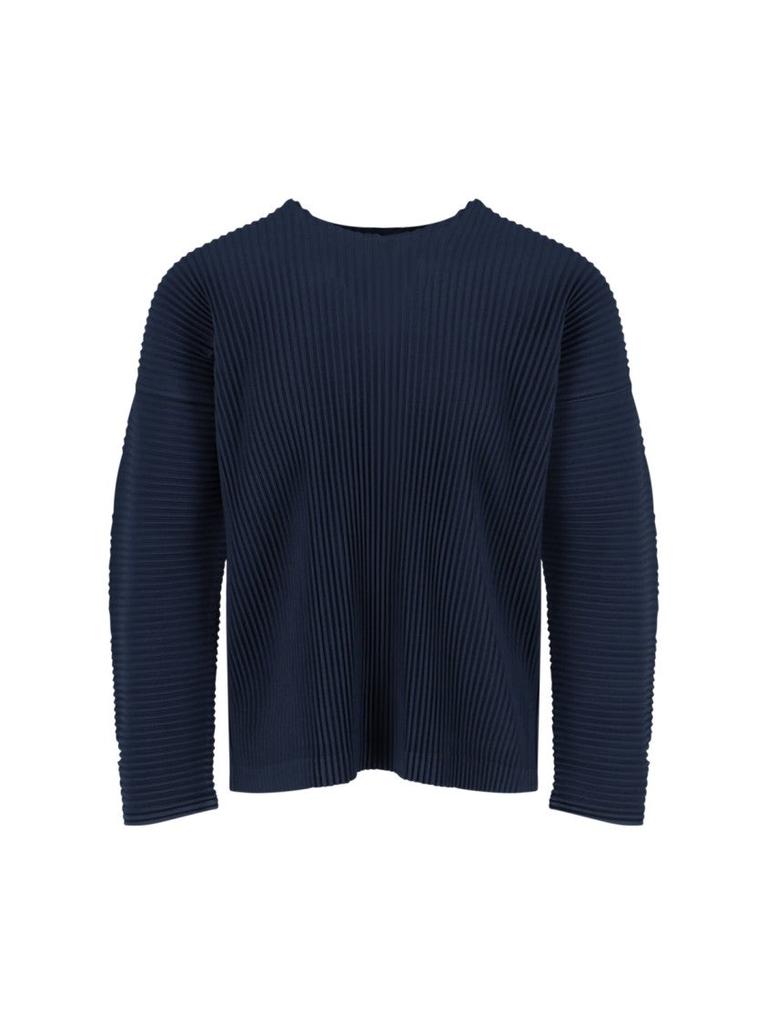 Homme Plissé Issey Miyake Pleated T-Shirt – Navy