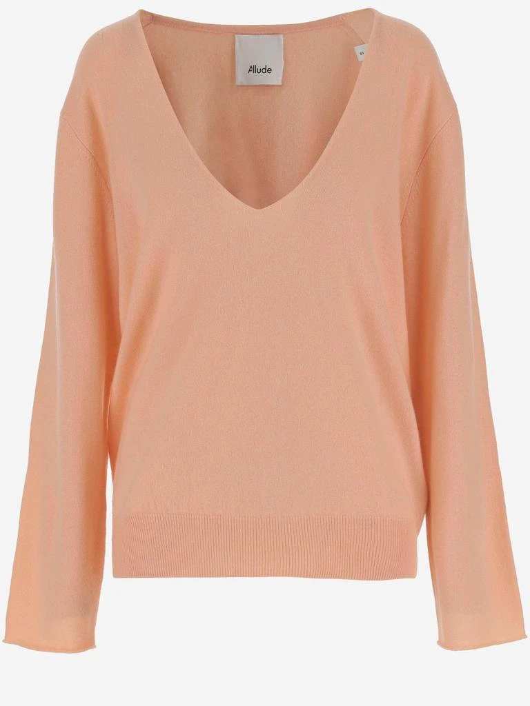 Allude Allude V-Neck Sweater 1