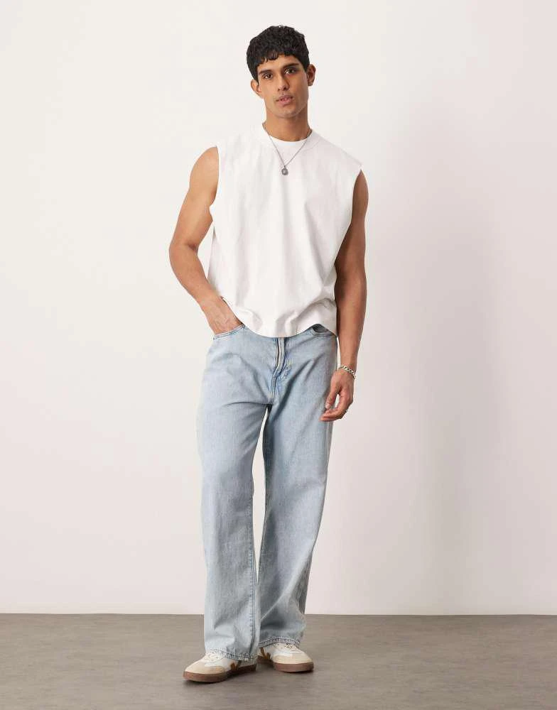 Abercrombie & Fitch Abercrombie & Fitch premium vest in white 2