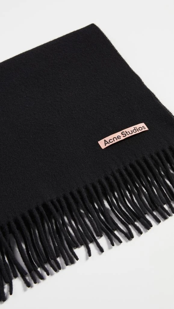 Acne Studios Oversized Fringe Wool Scarf 5