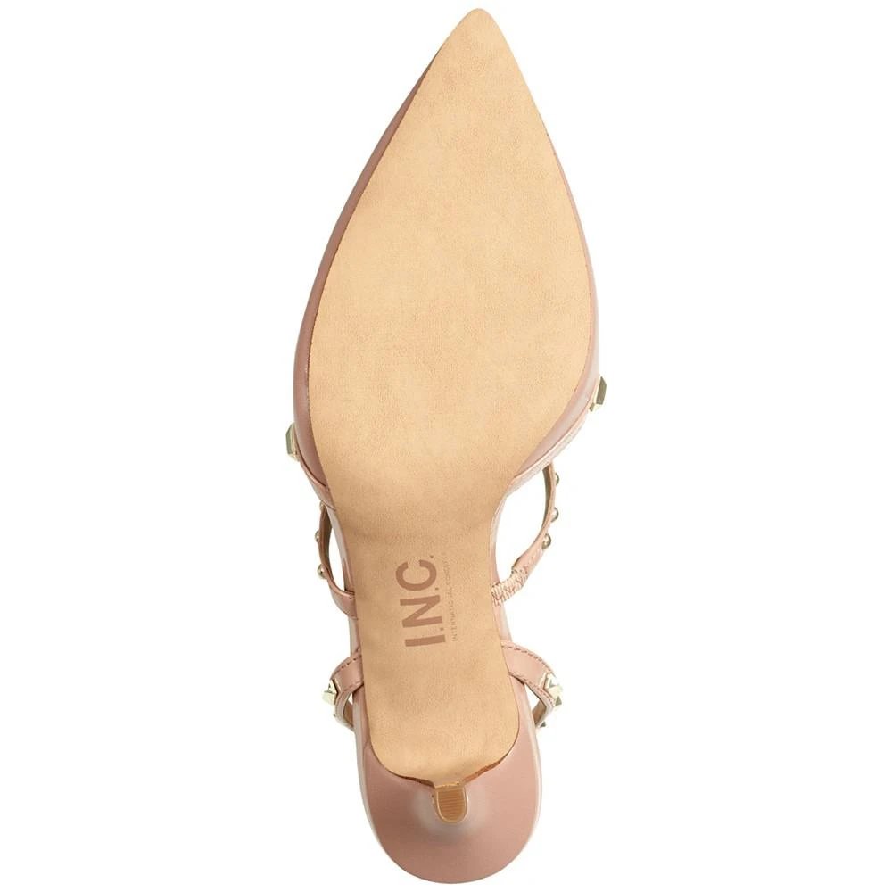INC International Carma Pointed Toe Studded Kitten Heel Pumps, Created for Macy's 5