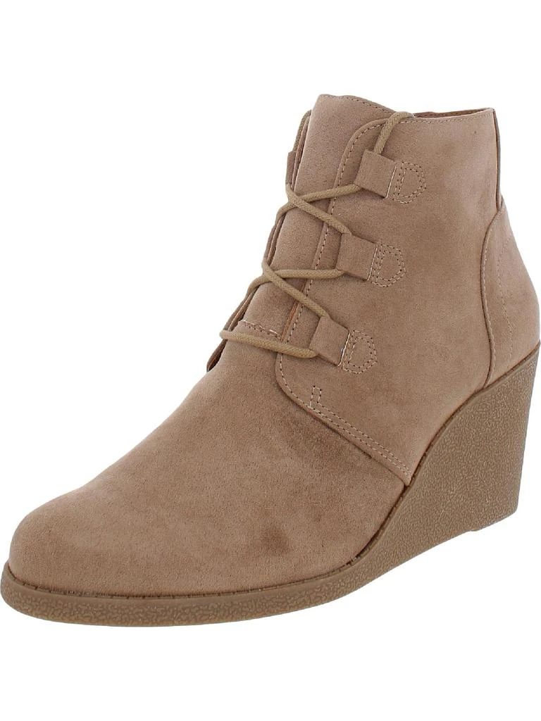 Style & Co Noellee Womens Padded Insole Wedge Boots 1
