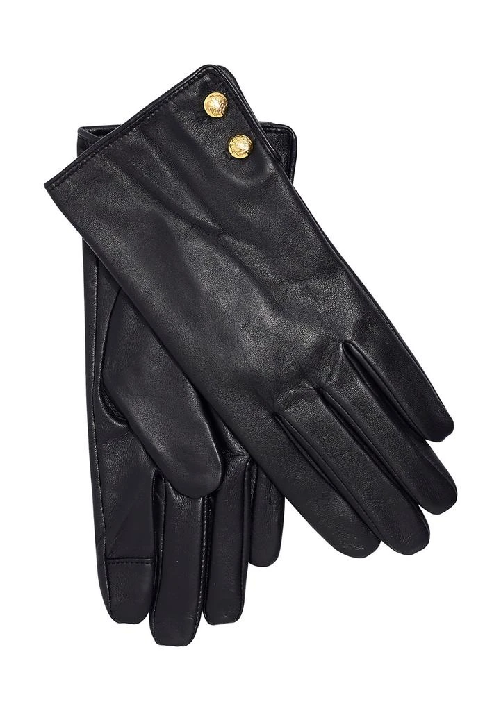 Ralph Lauren Leather 2 Button Touch Gloves
