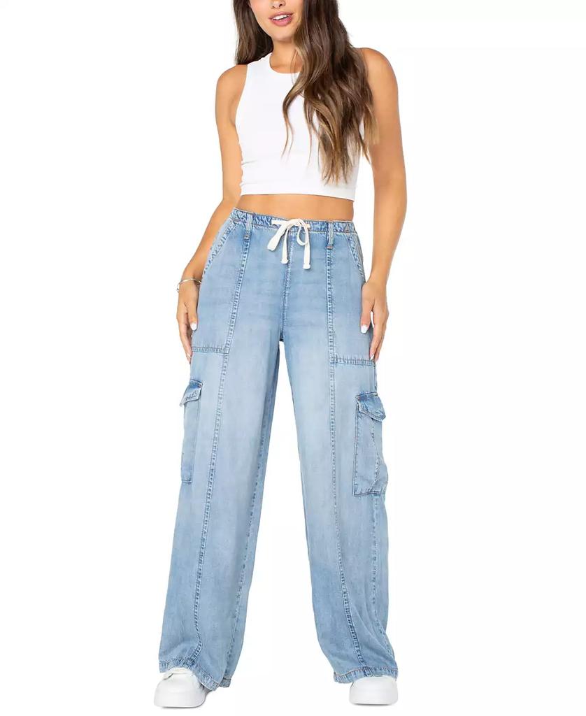 Celebrity Pink Juniors' Pull-On Cargo Jeans