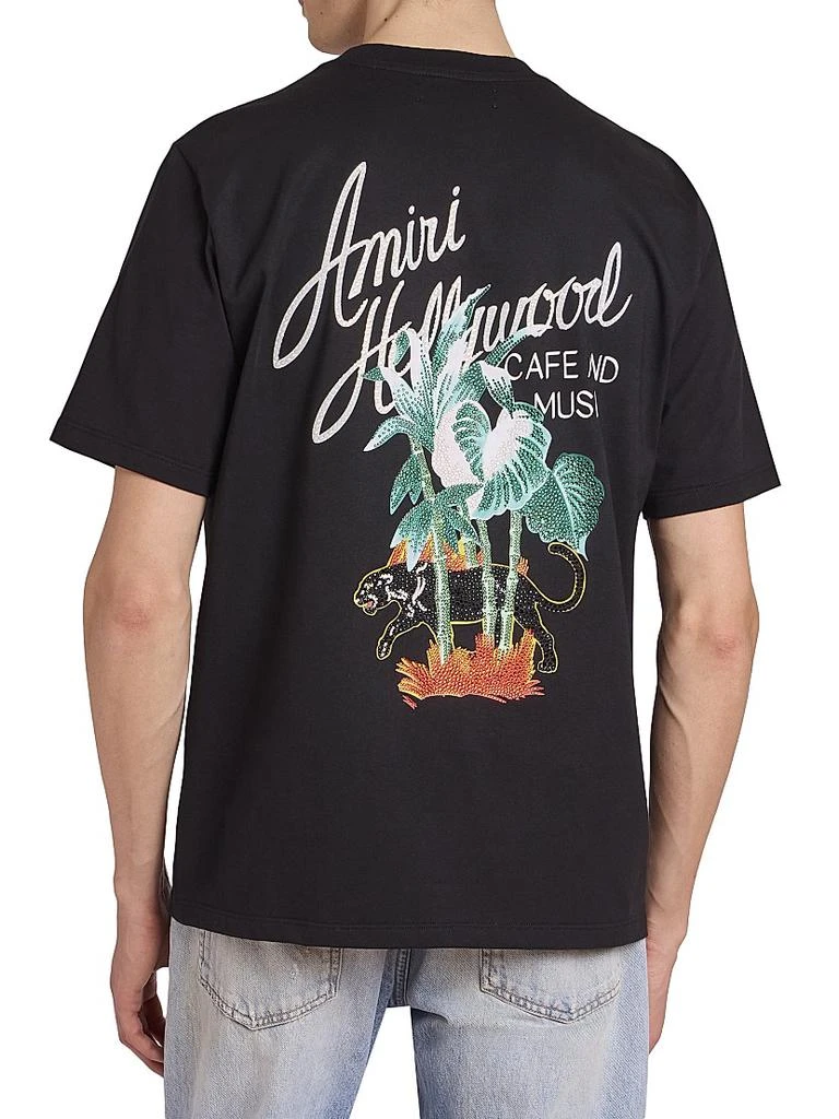 AMIRI Hollywood Cotton Crewneck T-Shirt 5