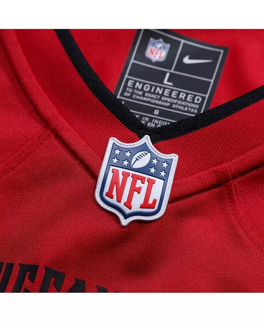 NIKE Men's Calijah Kancey Red Tampa Bay Buccaneers Game Jersey 4