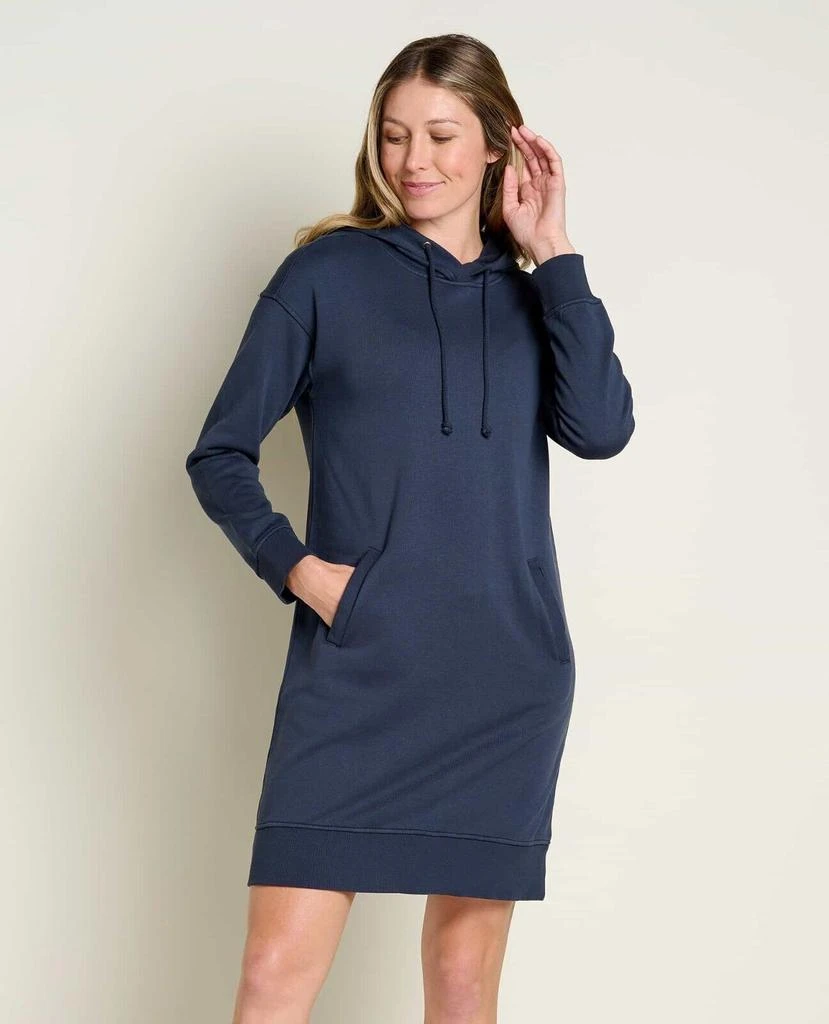 Toad & Co Toad&Co Hemp Daybreaker Shift Dress Women's Large Big Sky Cotton Hooded ERK169 1