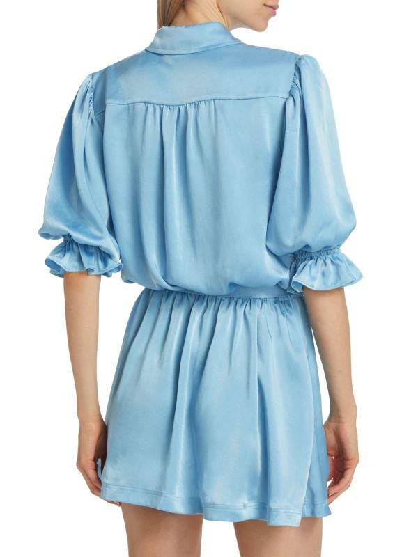 Ramy Brook Sky Satin Shirtdress 2