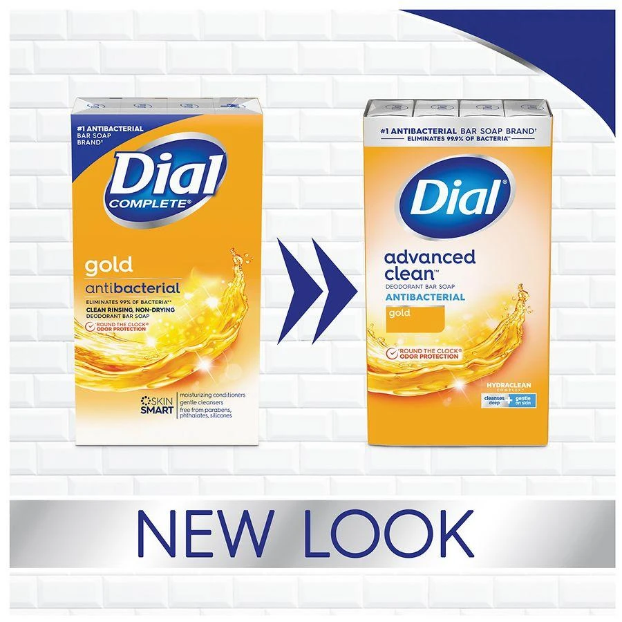 Dial Antibacterial Bar Soap Gold 9