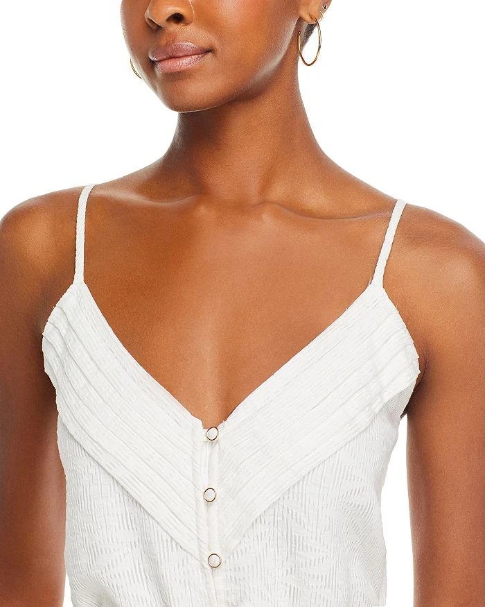 Ramy Brook Kallie V Neck Sash Belt Mini Dress 5