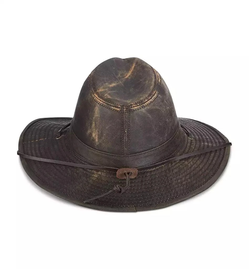 Dorfman Pacific Men's Weathered Big-Brim Safari Hat 4