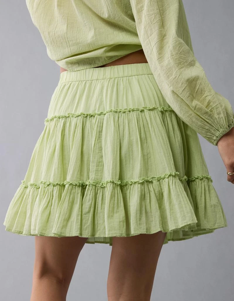 AE AE High-Waisted Tiered Mini Skirt 2