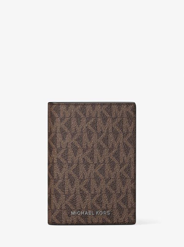 Michael Kors Hudson Signature Logo Bi-Fold Card Case
