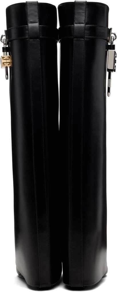 Givenchy Black Shark Lock Tall Boots 2