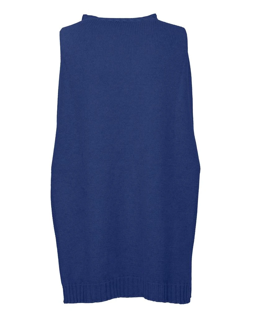 Monticelli Cashmere Pure Cashmere Crew Neck Poncho 2