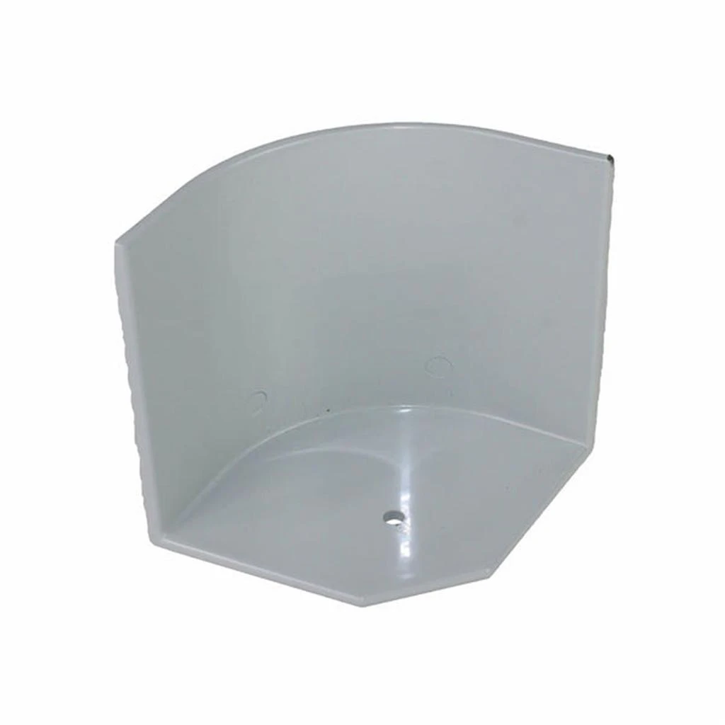 JIF Marine ICF Aluminum Pontoon Corner Casting, Grey Powder Coat