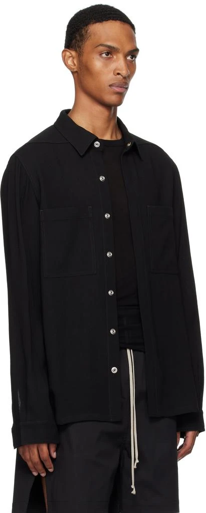 Rick Owens Black Concordians Outer Shirt 2