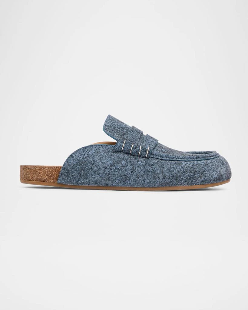 JW Anderson Suede Stitch Loafer Mules 1