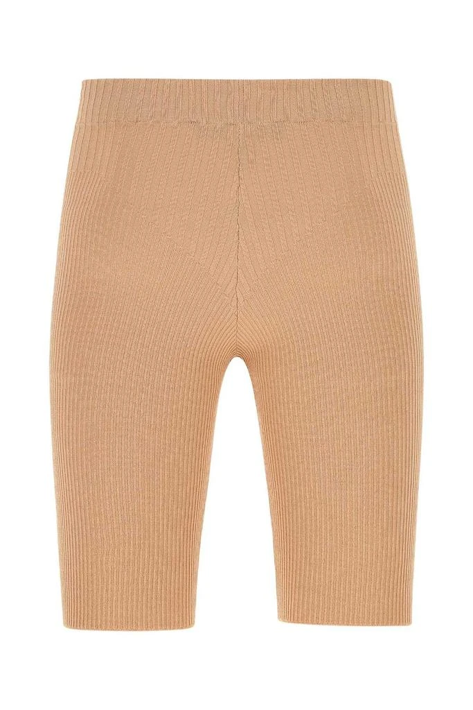 ANDREA ADAMO Andrea Adamo High-Waist Ribbed Shorts 2