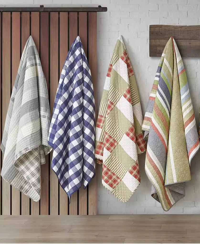 Eddie Bauer Fairview Saddle Reversible 3-Pc. Quilt Set 7