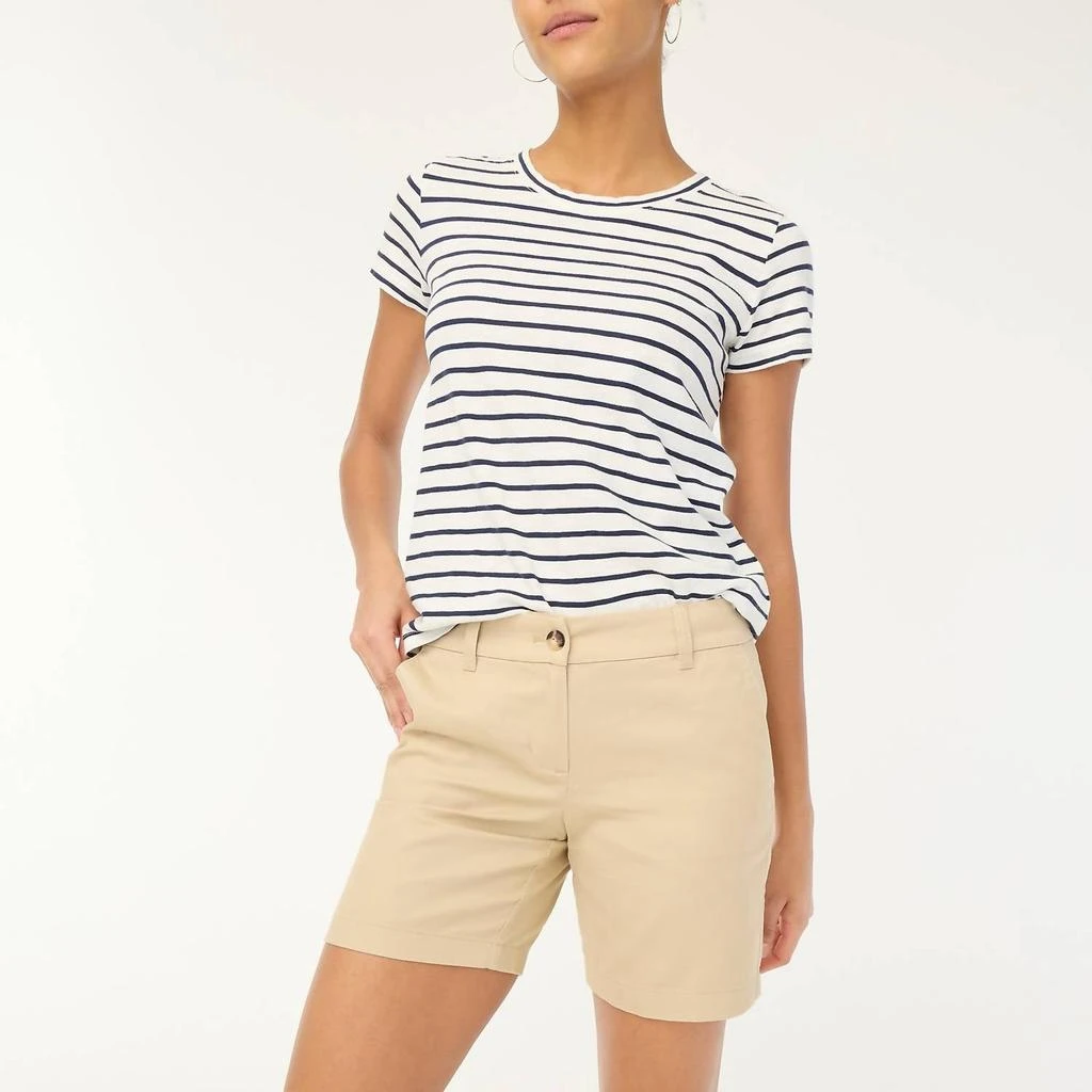 J. Crew 7" Classic Chino Short In Light Khaki 1