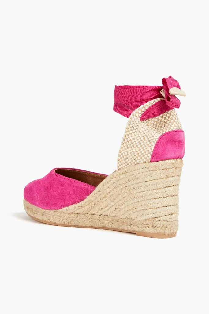 LAST STUDIO Leda suede wedge espadrilles 3