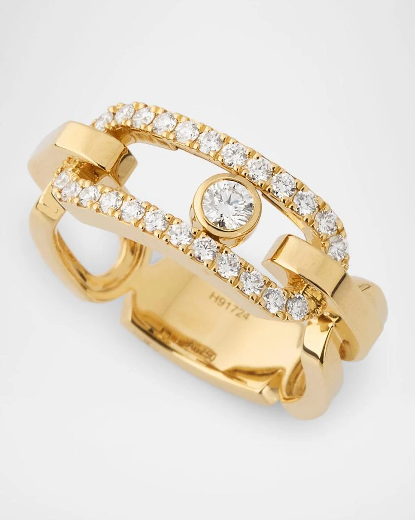 Messika MOVE LINK 18K YELLOW GOLD DIAMOND RING 3
