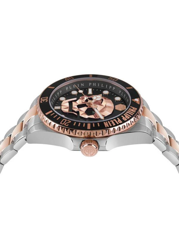 Philipp Plein The $Kull Diver 44MM Stainless Steel Tachymeter Watch 3