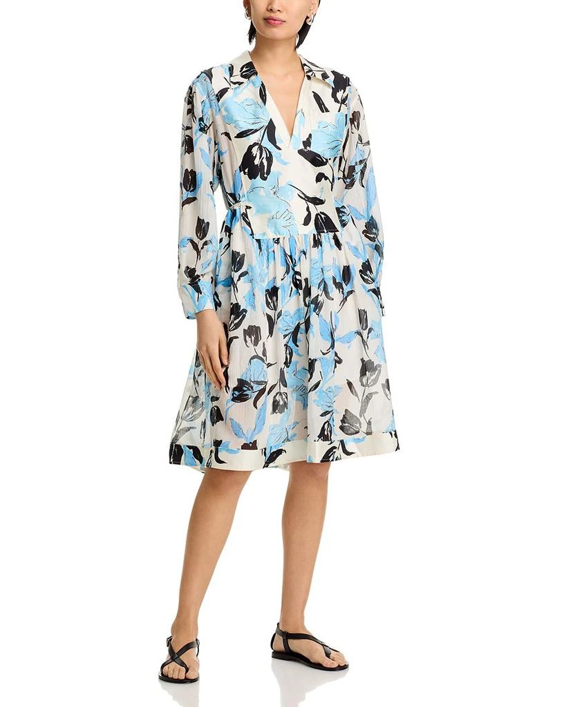 3.1 Phillip Lim Joyful Tulip Long Sleeve Shirt Dress 1