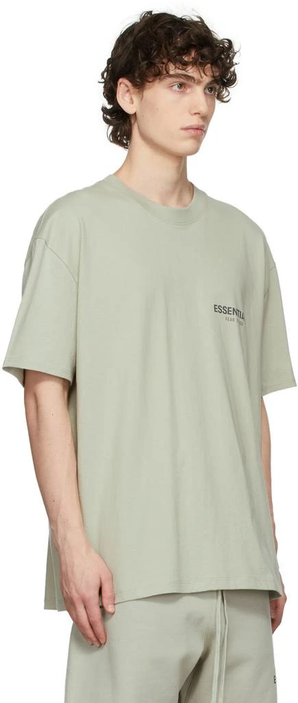 Essentials SSENSE Exclusive Green Jersey T-Shirt 2