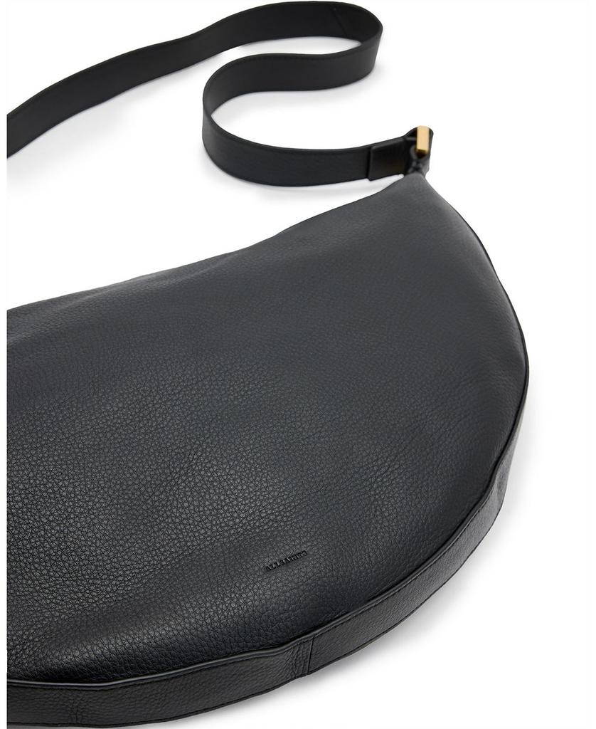 ALL SAINTS Half Moon Leather Shoulder Bag - Shoulder Bags