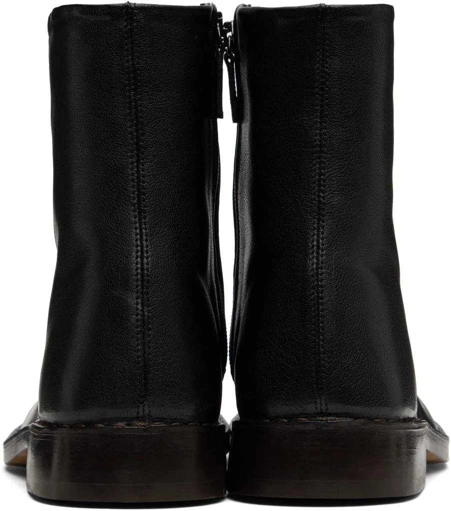 Lemaire Black Piped Zipped Boots 2