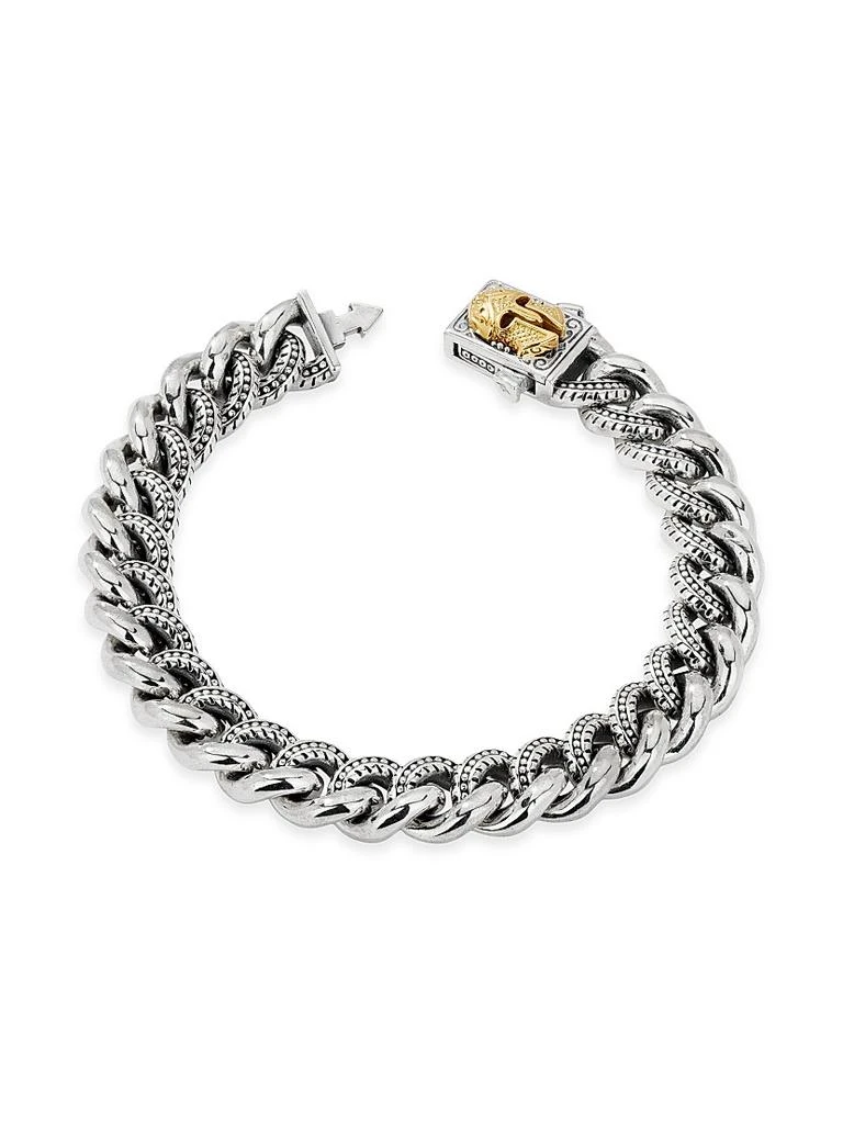 Konstantino Laconia Sterling Silver & 18K Yellow Gold Helmet Bracelet 1
