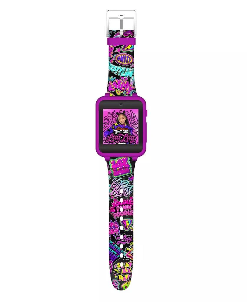 Nickelodeon Children's that Girl Lay Lay Purple Silicone Smart Watch 38mm 3