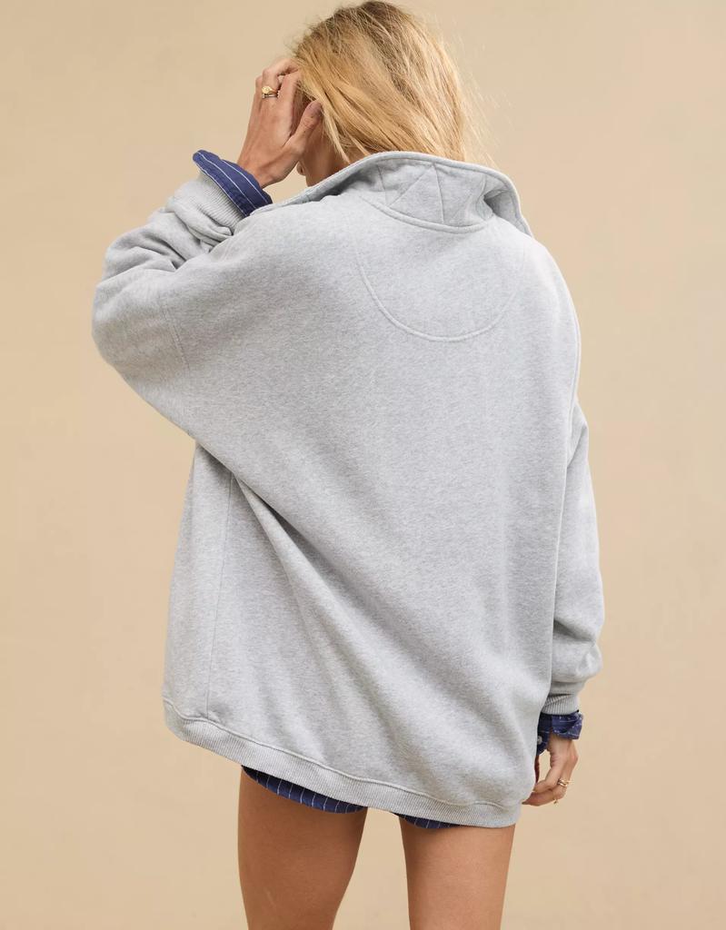 Aerie Aerie Getaway Quarter Snap Sweatshirt