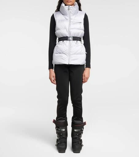 Jet Set Clara Glam belted puffer vest 2