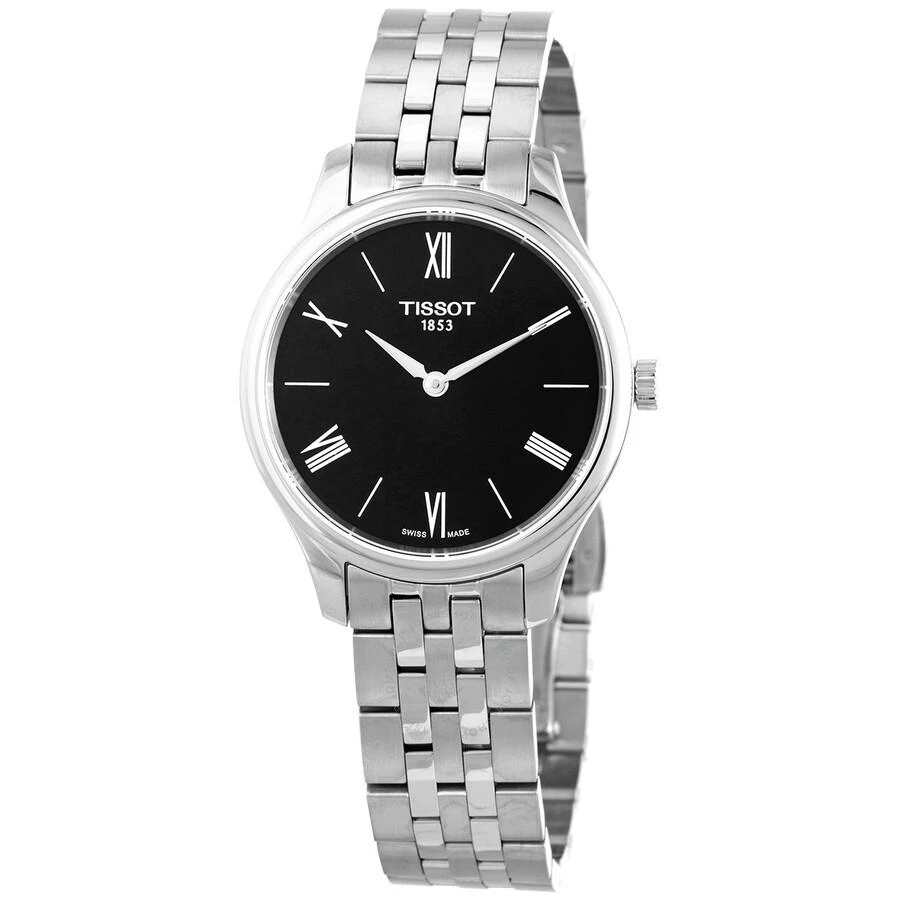 Tissot Tradition 5.5 Quartz Black Dial Ladies Watch T063.209.11.058.00 1