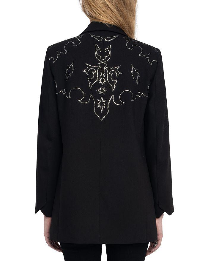 ZADIG & VOLTAIRE Viva Strass Western Blazer