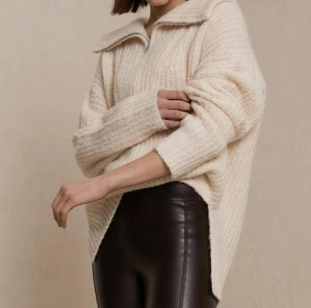 A.L.C. Everett Sweater In White 2